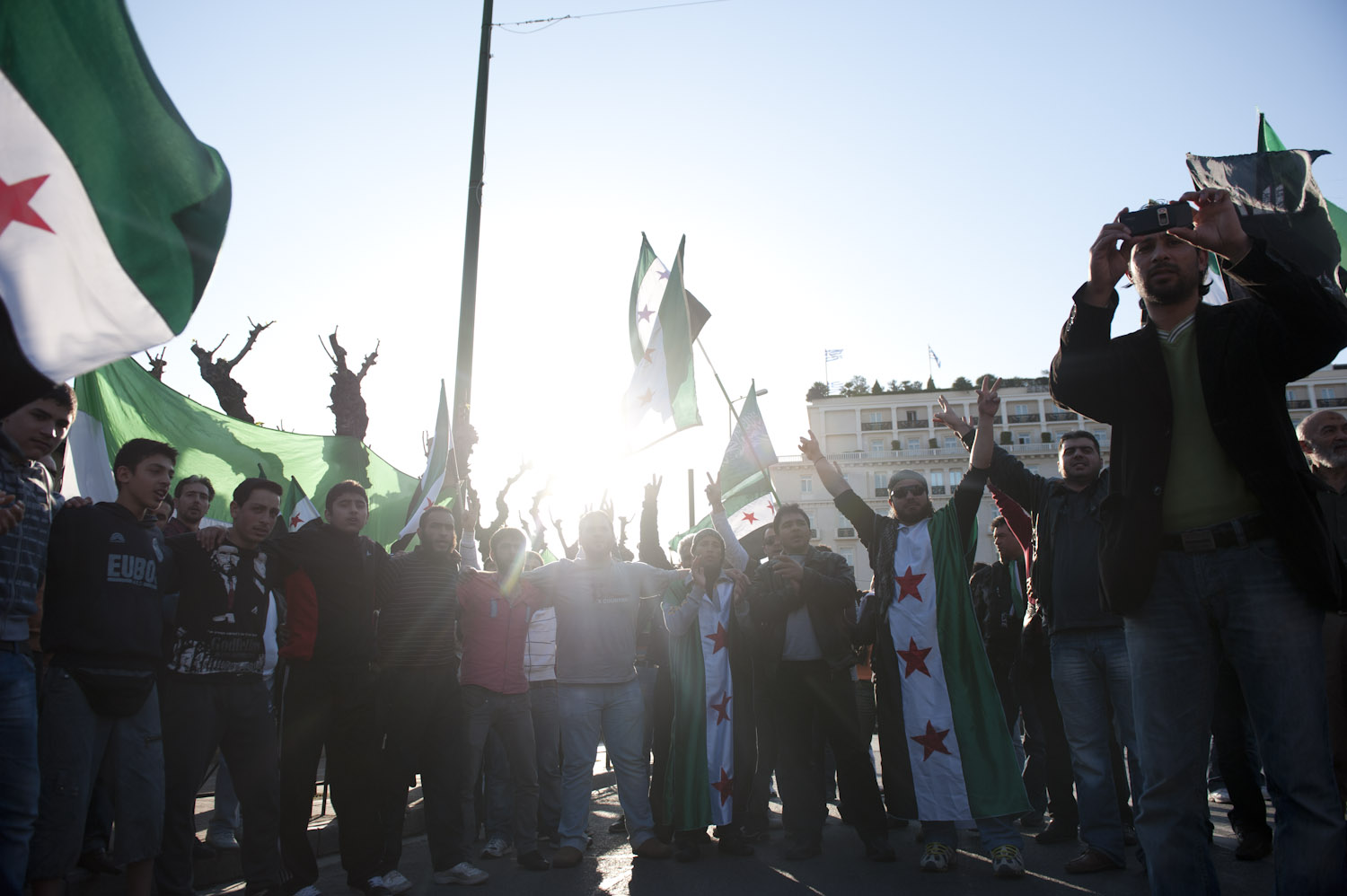 Manifestazione pro-siriana